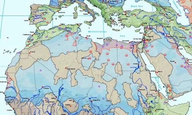 خريطة المياه الجوفية في العالم